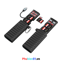 Đầu đọc thẻ nhớ TELESIN type C 3.1 thẻ SD, micro SD  tốc độ cao lên tới 312mb/s cho điện thoại laptop