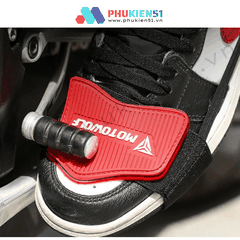 Miếng lót cao su bảo vệ giày Motowolf khi đi xe máy móc số - MOTOWOLF