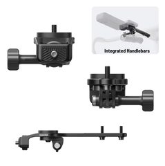 Phụ kiện gắn Ghi đông xe đạp gắn Insta360 X4 X3 X2 tích hợp đồng hồ  dễ dàng chắc chắn
