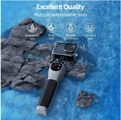 Gậy 85cm kiêm Remote Bluetooth cho Gopro 13 12 11 10 9 8 Black chống nước bơi lặn biển tiện lợi