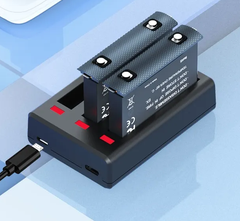 Pin và Dock sạc 3 khe dành cho Insta360 One X3