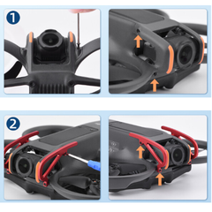 Thanh cản hợp kim bảo vệ camera Avata 2 chịu lực va chạm chống hư camera
