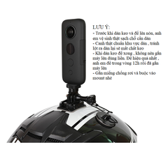 Phụ kiện gắn nón bảo hiểm fullface,3 4 gắn GoPro, Insta360, Actioncam