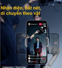Gimbal Smart X Pro Tay cầm chống rung, Gymbal hỗ trợ quay phim, chụp ảnh chuyên nghiệp