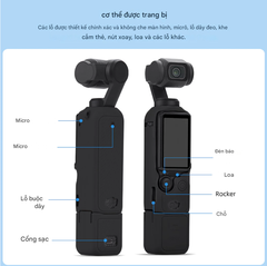 Silicon bảo vệ Osmo Pocket 3 đủ màu sắc chống rơi trầy máy