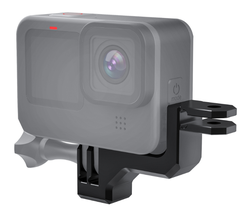 Ngàm Chuyển Dọc CNC cho Actioncam Gopro 13 12 11 10 9 8 Black cứng cáp chắc chắn