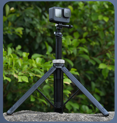 Gậy kiêm Tripod Telesin kéo dài 150cm gắn Actioncam Gopro Action Insta360 Ace Ace Pro  nhỏ gọn - Chính hãng