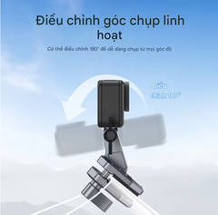 Ngàm CNC kẹp kính chắn gió gắn Actioncam cực kì tiện lợi chắc chắn góc quay tuyệt vời