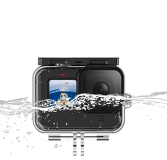 Khung Vỏ Chống Nước TELESIN Dành Cho Gopro Hero 13 12 11 10 9 Black
