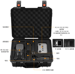 Vali Hộp đựng phụ kiện DJI MINI 4 PRO chống sốc cực kì gọn gàng Flycam ,Tay RC