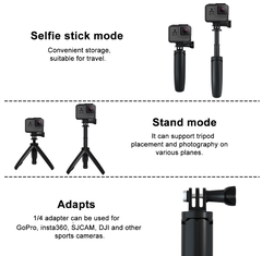 Shorty Gậy kéo dài 21cm kiêm Tripod OEM cho Gopro ,Actioncam