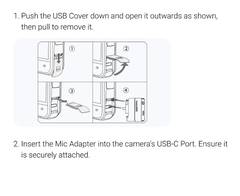 Insta360 X5 Mic Adapter - Bộ chuyển đổi mic 3.5mm cho Insta360 X5