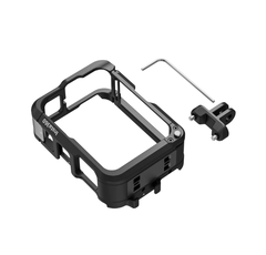 Utility Frame Insta360 Ace Pro/ Pro 2 khung hợp kim bảo vệ chắc chắn có ngàm gắn mic đèn