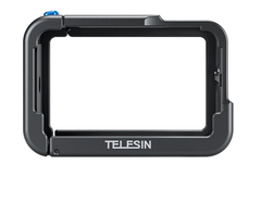 Khung nhôm Telesin  Action 5 Pro 4 3 bảo vệ Camera toàn diện có ngàm Cold Shoe gắn mic đèn