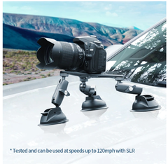 Đế Hít 3 Chân Cao Cấp TELESIN hỗ trợ gắn Actioncam Camera