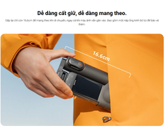 Gậy 2in1 gấp gọn tích hợp remote Insta360 X4 kéo dài 58cm có chân đứng