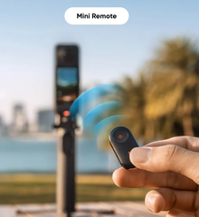 Gậy 2in1 gấp gọn tích hợp remote Insta360 X4 kéo dài 58cm có chân đứng