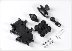 Gía Đỡ Điện Thoại Chống Sốc BSDPP bảo vệ camera gắn chân gương ghi đông xe máy hấp thụ lực chống giật