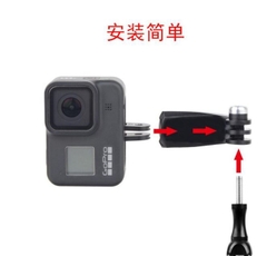 Mount gắn dọc GoPro cực kì tiện lợi, chắc chắn chuyển đổi khung hình