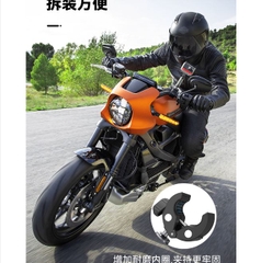 Kẹp kim loại Telesin 360 độ đa năng gắn ghi đông xe đạp xe máy gắn Actioncam, Gopro, Insta360 vít 1 4
