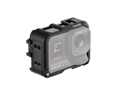 Utility Frame Insta360 Ace Pro/ Pro 2 khung hợp kim bảo vệ chắc chắn có ngàm gắn mic đèn