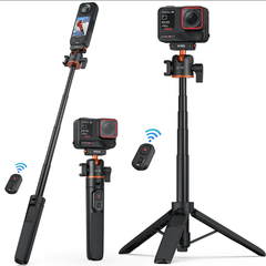 Tripod Vrig Ac 50 cho Insta360 X5 Ace Pro 2 tích hợp Remote kéo dài 55cm tiện lợi