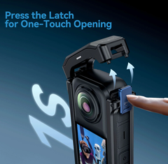 Khung kim loại Telesin Insta360 X4 bảo vệ Camera hoàn hảo tiện lợi thông minh