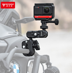 Kẹp kim loại Motowolf găn Actioncam Gopro Insta360 Action
