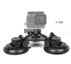 Giá đỡ ba chân 90mm hút kính, bề mặt phẳng cho Actioncam, Gopro, Insta360