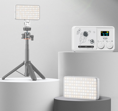 Đèn Vrig FD98 hỗ trợ điện thoại máy ảnh quay phim chụp hình dung lượng pin lớn