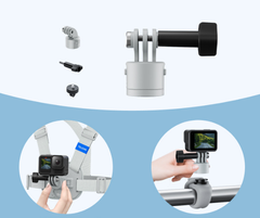 Dây đeo ngực Telesin Quick Release gắn ActionCam Gopro ,Osmo Action, Insta360 Ace Pro - Trắng