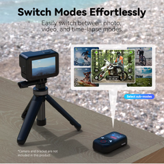 Remote Telesin T13 Gopro 13 12 11 10 9 8 Black điều khiển xa lên tới 60M
