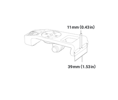 Phụ kiện gắn Ghi đông xe đạp gắn Insta360 X4 X3 X2 - Bike Computer Mount
