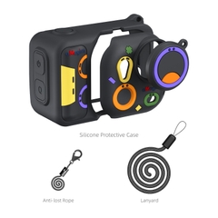 Silicon aMagisn cho Insta360 Go Ultra bảo vệ camera màn hình màu sắc vui nhộn