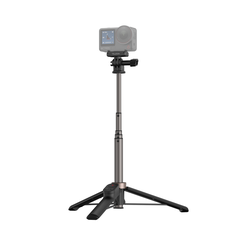 Tripod Telesin kiêm remote DJI Action 4 5 6 , Gopro 9 - 13 Black , điện thoại kéo dài 60cm