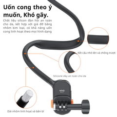 Vòng đeo cổ Vrig Ac 01 gắn Actioncam điện thoại thao tác nhanh chóng