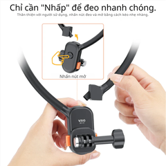Vòng đeo cổ Vrig Ac 01 gắn Actioncam điện thoại thao tác nhanh chóng