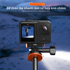 Đế Vrig Ac 28 thao tác nhanh Gopro 13 Black nam châm chắc chắn