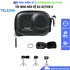 Túi Mini Telesin DJI Action 6 đựng vừa vặn bảo vệ chống sốc