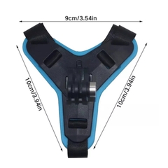 Bộ mount gắn máy quay hành trình lên cằm mũ, nón bảo hiểm fullface