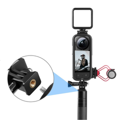 Bộ Khung Bảo Vệ Insta360 X3 có ngàm gắn mic ,đèn
