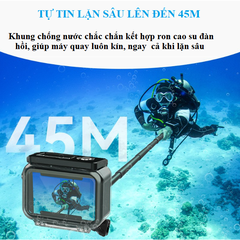 KHUNG VỎ CHỐNG NƯỚC TELESIN DIJ OSMO ACTION 5 Pro/ 4 /3 lặn sâu tới 40m