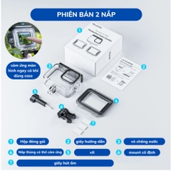 Khung chống nước TELESIN dành cho GoPro Hero 13 12 11 10 9 Black - Bản Combo