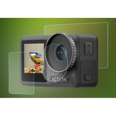 Kính cường lực bảo vệ Osmo Action 5 Pro 4  3 chống trầy xước , va đập mạnh bảo vệ 9H 2.5D