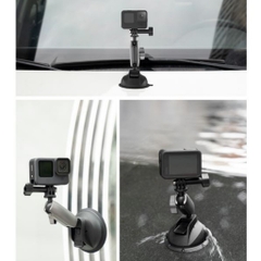 Chân đế TELESIN hít kính cho ActionCam thân kim loại chắc chắn, hút mạnh
