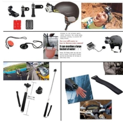Bộ phụ kiện Actioncam 50/120 in 1 cho GOPRO Hero 11 10 9 8 7 6 5 Black INSTA360 , Actioncam cao cấp