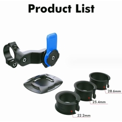 Giá đỡ điện thoại thao tác nhanh gắn ghi đông - Kiểu Quad Lock