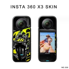 Miếng dán PVC chống trầy xước cho Insta360 One X2 X3 -Skin dán mặt trước và sau cho camera