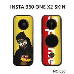 Miếng dán PVC chống trầy xước cho Insta360 One X2 X3 -Skin dán mặt trước và sau cho camera