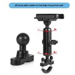 Giá đỡ điện thoại MOTOWOLF hỗ trợ sạc MDL2821
